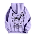 thumbnail image 6 of KHONTS He Left the 99 to Find Me Sweatshirt for Men Christian Fashion Graphic Hooded Sweatshirt Long Sleeve Hoodies Light Purple XXXL, 6 of 6