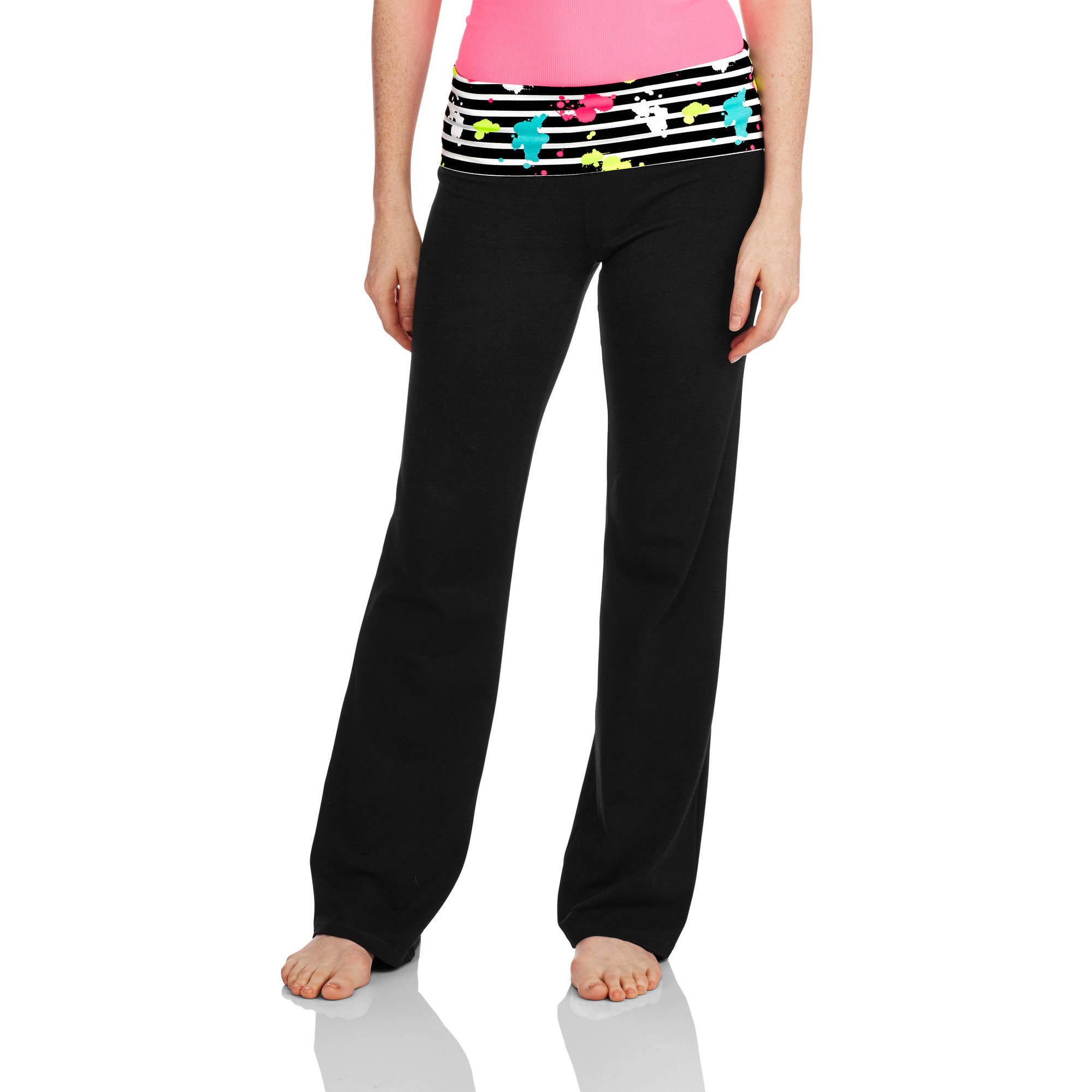 No Boundaries Juniors' Basic Flared Yoga Pants - Walmart.com