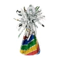 thumbnail image 2 of Amscan Rainbow Happy Birthday Balloon Weights with Tinsel – 6 Count, 2 of 2