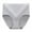 Gray, variant on Women's High Waist Underwear Soft Brief Panties Regular and Plus Size
