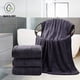 thumbnail image 2 of Toallas de baño Cosy Family, 4 unidades, microfibra, 69 x 137 cm, color gris oscuro, 2 of 7