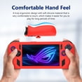 thumbnail image 4 of Silicone Cover Case for ROG Ally X Soft Protective Sleeve with 2 Thumb Grip Caps Anti-Scratch Dustproof Protector Ultra Slim Skin Shell for ROG Ally X Handheld Game Console, 4 of 7