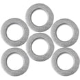 thumbnail image 4 of Miangastore Curtain Rings With Eyelet ABS Plastic Light Grey 6Pcs 2.75In, 4 of 9