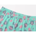 thumbnail image 5 of Topgal Rib Knit Pajama for Little Girls Toddler Snug Fit Green Leopard 2 Piece Stretch Sleepwear Pjs Set Size 8, 5 of 7