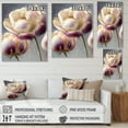 thumbnail image 4 of Designart Cream And Purple Tulip II Canvas Wall Art, 4 of 5