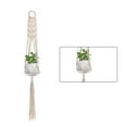 thumbnail image 3 of Bearachild Cestas colgantes 100 hechas a mano, soporte para plantas, macramé, colgador de plantas, maceta para colgar en la pared interior, soporte para Jardín y Patio No.08 Bearachild HA001777-08, 3 of 6