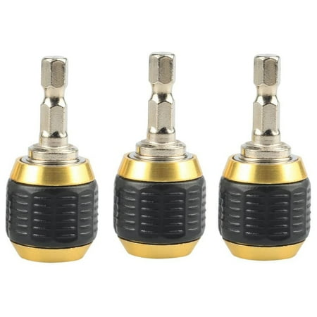 

3Pcs Self-Locking Drill Bit Holder Drill Bit Extension 1/4 Inch Hex Screwdriver Bit Holder Extension Rod 50mm