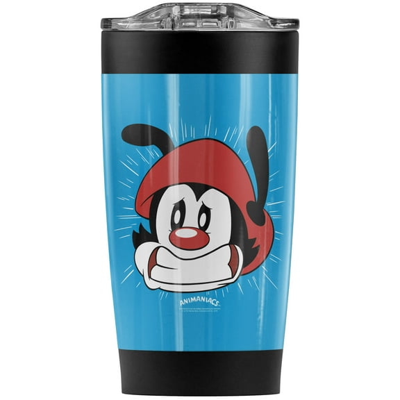 Animaniacs Gotta Go Stainless Steel Tumbler 20 oz Coffee Travel Mug/Cup, Vacuum Insulated & Double Wall with Leakproof Sliding Lid | Great for Hot Drinks and Cold Beverages