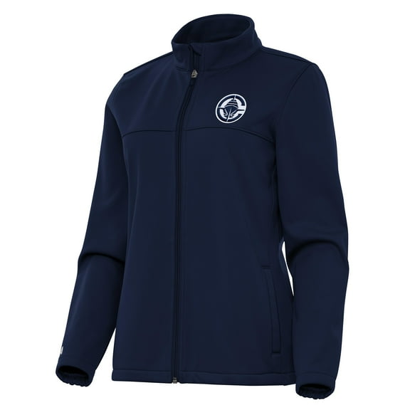 Women's Antigua Navy LA Clippers Links 2 Full-Zip Golf Jacket