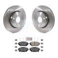 thumbnail image 1 of Transit Auto Front Disc Brake Rotors and Ceramic Pads Kit for Car Toyota C-HR K8A-103902, 1 of 11