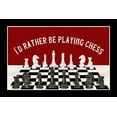 thumbnail image 2 of Reed, Tara 24x17 White Modern Wood Framed Museum Art Print Titled - Rather  be Playing Chess board landscape, 2 of 4