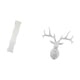 thumbnail image 5 of Pantalla de lámpara de pie con forma de ciervo para decoración de sala de estar con cubierta de escultura de cabeza de resina estilo bohemio. Obra de, 5 of 8