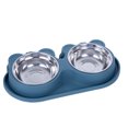 thumbnail image 4 of Cuenco De Agua Para Comida De Perro De Doble Plato, Cuencos De Comida De Agua Dobles Multifuncionales Para Mascotas Antideslizantes Para Gatos, 4 of 8