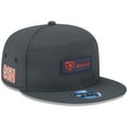 thumbnail image 3 of Men's New Era Charcoal Chicago Bears 2025 Sideline Cold Weather Split Panel 9FIFTY Snapback Hat, 3 of 5