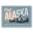 thumbnail image 2 of Visit Alaska Novelty Decor, Metal Wall Sign - 10x14 Inches, 2 of 4