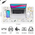thumbnail image 5 of Long Mouse Pads for Desk,Pioneer Flower Floral Print Pattern Desk Mats on Top Of Desks, Desk Mouse Pad Extra Large with 3mm Non-Slip Base and Stitched Edge for Gaming,Office,Work,Home 31.5"x15.7", 5 of 6
