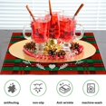 thumbnail image 4 of Christmas Clearance asxite Christmas Decorations,Christmas Placemats Holiday Decorations Western Style Placemats Non Slip No Fear Of Water And Greaseproof Heat Insulating Placemats, 4 of 4