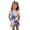 Red-A17, variant on Girls Overalls Bib Shorts Independence Day 4Th Of July Coveralls Floral Printed Red White And Blue Adjustable Straps Rompers For Kids 4-13Y