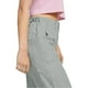 thumbnail image 3 of WILLBEST Pantalones Casuales elegantes para Mujer, Pantalones Cargo de Corte Recto Ajustable, Pantalones de Senderismo Holgados de Cintura Alta con Bolsillo, Pierna Ancha, Estilo paracaídas Mediana, 3 of 7