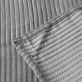 thumbnail image 5 of Ntbay 3 Layers Cotton Muslin Queen Bed Blanket, Super Soft Breathable Thermal Yarn Dyed Quilt for Adults, Perfect Lightweight Blanket for Couch Sofa Bed All Seasons, 88"x92", Striped, 5 of 5