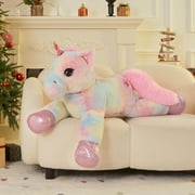 MaoGoLan 43 Big Unicorn Stuffed Animal Plush Giant Soft Unicorn Pillow Toy