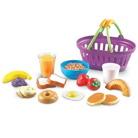 Learning Resources New Sprouts Breakfast Foods Basket, 16