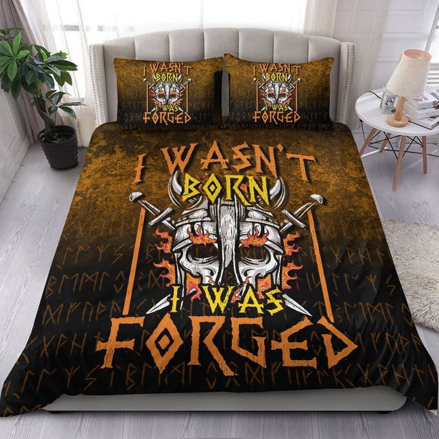 Juego de Cama Vikingo I Wasnt Born I Was Forged Juego de Cama Rlt12