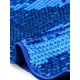thumbnail image 5 of Vestido de lentejuelas para mujer Inspire Chic, con mangas de linterna, cuello redondo, ajustado, mini vestido L, azul real, 5 of 6
