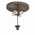 thumbnail image 2 of Meyda Tiffany 142491 Crowne 4 Light 28" Wide Semi-Flush Bowl Ceiling Fixture - Cajun Spice, 2 of 6