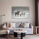 thumbnail image 5 of Póster de lienzo de caballo bajo la nieve, decoración de dormitorio, paisaje deportivo, decoración de oficina, regalo, estilo marco, 16 x 24 pulgadas (40 x 60 cm), 5 of 8