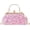 Pink, variant on Women Mini Glitter Sequin Evening Handbag Clutch Metal Top-handle Bag Chain Strap Cross-body Bag