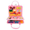 thumbnail image 1 of Tablero Ocupado Montessori Baby Busy Board Dress Aids Cremallera Botón Cordón Herramienta Niñas Niños Regalo Tmvgtek libre de BPA, 1 of 8