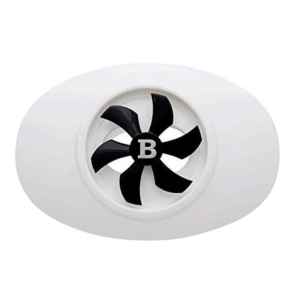 Battle Sports Spinner Oxygen Lip Protector Mouthguard - White/Black