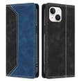 thumbnail image 2 of Funda FOXDOCK para iPhone 13 de Cuero Premium Bicolor con Ranuras RFID, Carcasa Tipo Billetera Antigolpes y Soporte Plegable, 2 of 6