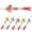 C2-2.6"-0.17/0.32oz, variant on Swim or Jig Fishing Spinner Baits for Freshwater and Saltwater, Rooster Tail Fishing Lures for Trout Bass Walleye Crappie Salmon Pike, Blade Bait with Copper Blade