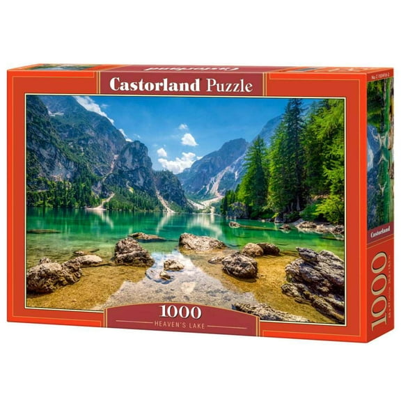 1000 Piece Jigsaw Puzzle, Heaven's Lake, Pragser Wildsee in the Dolomites, Italy, Adult Puzzle, Castorland C-103416-2