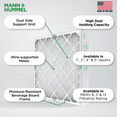 thumbnail image 5 of Mann+Hummel 20x25x4 MERV 13 (FPR 10) Pleated HVAC AC Furnace Air Filters. 3 Pack. (Exact Size: 19.5 x 24.5 x 3.75 Inches), 5 of 6