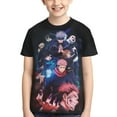 thumbnail image 2 of Jujutsu Kaisen Satoru Gojo Kids T-Shirt 3d Printed Graphic T-Shirts Boys And Girls Short Sleeve Shirts For Youth Kids X-Small, 2 of 7