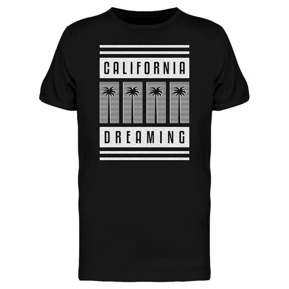 Californai Dreaming Slogan Tee Men's -Image by Shutterstock
