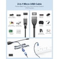 thumbnail image 5 of Andtobo Adaptador Micro Usb 2 En 1 (Cable Otg Con Alimentación) De Repuesto Para Fire Stick 4K/Dispositivos Host/Playstation Classic, Etc., Paquete De 2, 5 of 5
