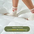 thumbnail image 3 of Z-hom Hybrid Queen Mattress 12 Inch, Queen Size Spring Gel Memory Foam Mattress in a Box Medium Firm Coil Innerspring Mattress for Adjustable Bed Frame, White Grey, 3 of 10