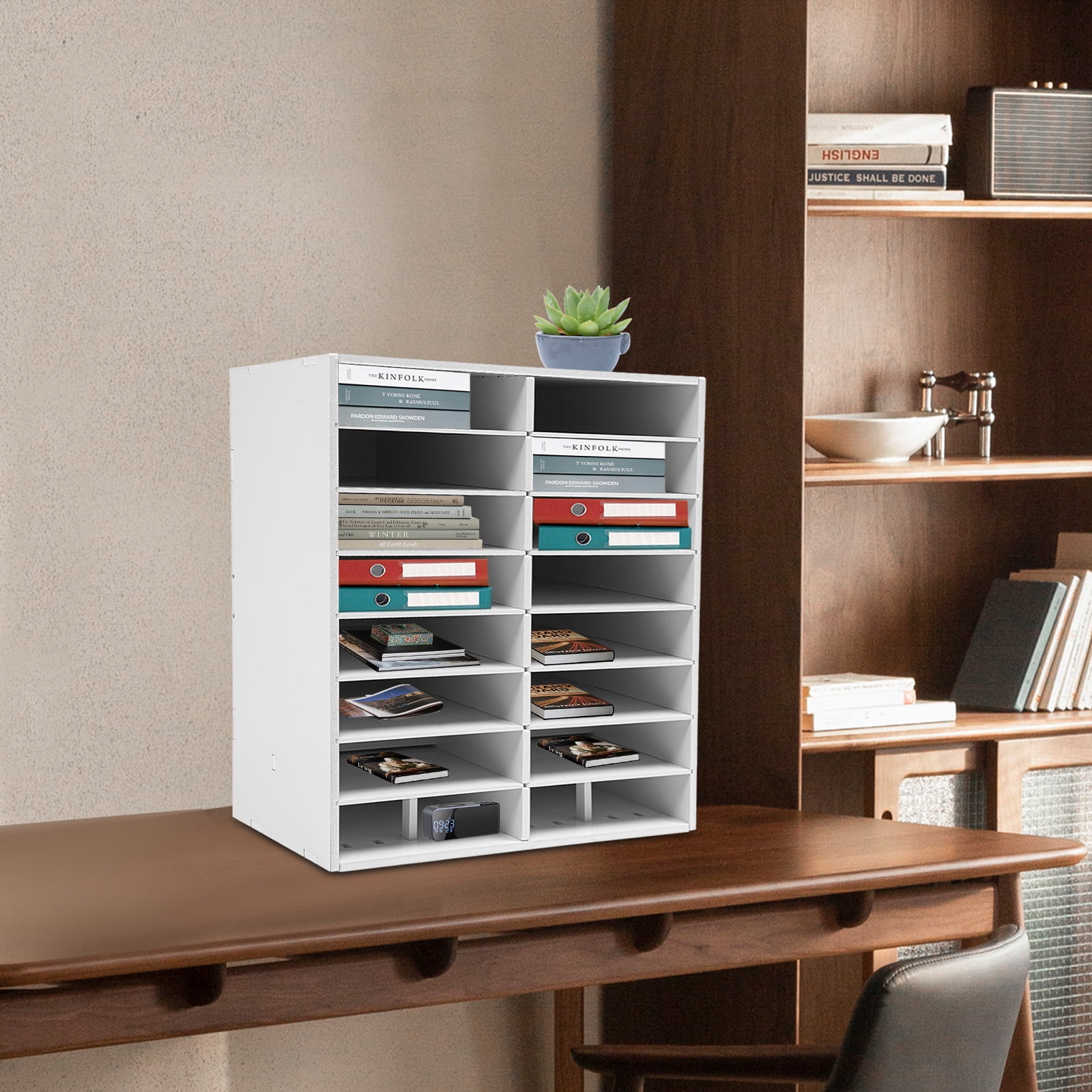 16-slot File Organizer, File Organizer, File Storage Holder