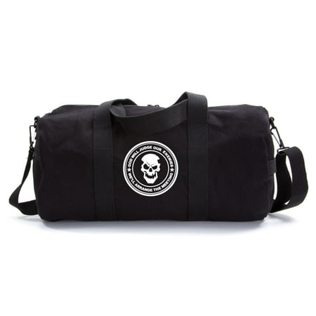 Army Force Gear God Will Judge Our Enemies We'll Arrange The Meeting Skull Sport Duffel