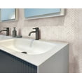 thumbnail image 3 of 5 pack Beige 12-in x 13-in Polished Natural Stone Marble Herringbone Patterned Floor and Wall Tile (5.29 sq ft/case), 3 of 5