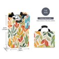 thumbnail image 2 of Yayeee Freestanding Laundry Hamper with Handle Collapsible Large Storage Basket for Clothes, Orange Autumn Leaves, 2 of 7
