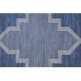 thumbnail image 5 of Trellis Diamond Rug - 7 ft. 10 in. x 10 ft., Midnight Blue, Indoor/Outdoor Contemporary Rug, Fade Resistant, Water Proof Rug | Accent Area Decor Rugs, 5 of 8