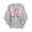 Gray, variant on Sweatshirts for Women Breast Cancer Long Sleeve Round Neck Love Printed Loose Casual Hoodless Sweatshirt