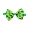 thumbnail image 2 of St Patrick's Day Pet Party Costume Bow Tie for Dogs and Cats, Irish Festival Clovers Bow Tie Accessory, General Purpose Pet Wear for Holiday Themed Events and Everyday Use, 2 of 6