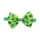 thumbnail image 2 of Pajarita para mascotas del Día de San Patricio, accesorio de disfrace de poliéster Lucky Clovers para perros y gatos, traje ajustable para fiesta irlandesa, decoración de collar verde 9x6cm, 2 of 6