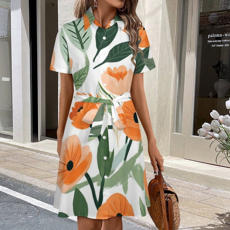 chinese dress ladies CDLP Black Lightweight Short Sleeve Midi Dress